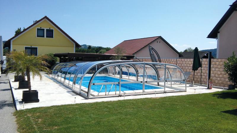 Poolüberdachung Florida small, hohe Ausführung